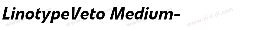 LinotypeVeto Medium字体转换